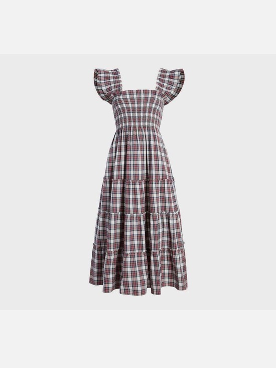 Hill House Dresses & Skirts - Hill house home multi tartan Ellie nap dress XS